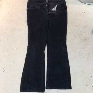 Jag jeans black corduroy pants 18W excellent used